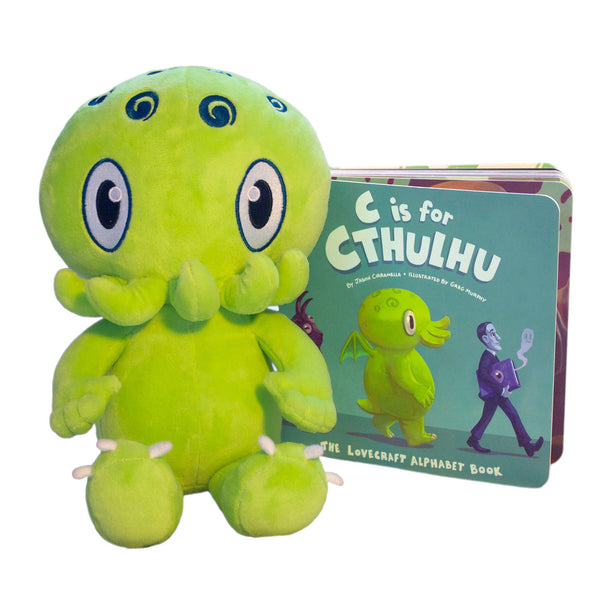 C is for Cthulhu Bedtime Bundle: Plush Toy and Board Book