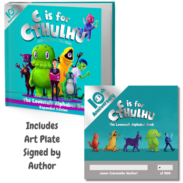 cthulhu monsters book C is for Cthulhu: The Lovecraft Alphabet Book Expanded Edition Hardcover (10th Anniversary)