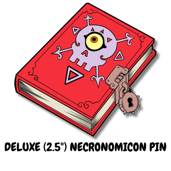 Deluxe Lovecraftian Enamel Pins (2.5")