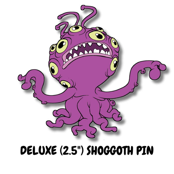 Deluxe Lovecraftian Enamel Pins (2.5")