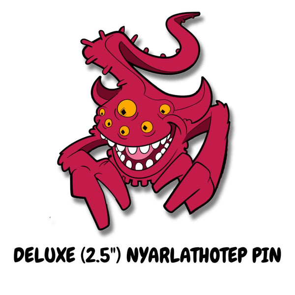 Deluxe Lovecraftian Enamel Pins (2.5")