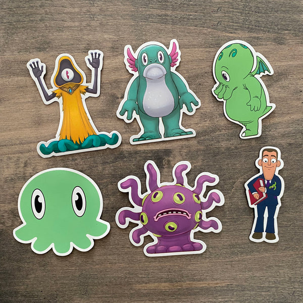 C is for Cthulhu Fridge Magnets (6 Design Set)