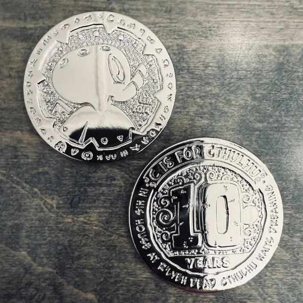 Lovecraftian Die-Struck Coins from C is for Cthulhu [Limited Edition]