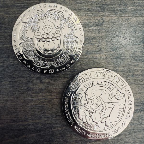 Lovecraftian Die-Struck Coins from C is for Cthulhu [Limited
