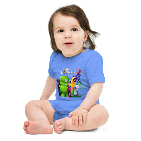 C is for Cthulhu 10th Baby Short Sleeve One Piece