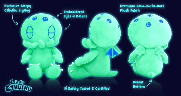 Glow-in-the-Dark C is for Cthulhu Baby Plush (6 in.)