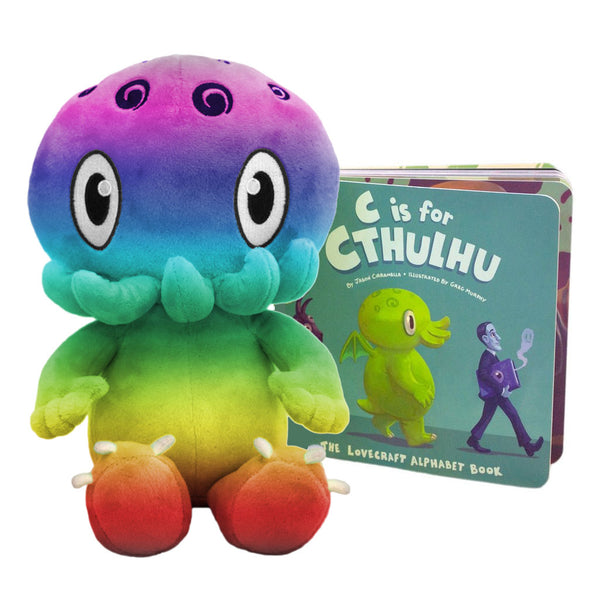C is for Cthulhu Bedtime Bundle: Plush Toy and Board Book