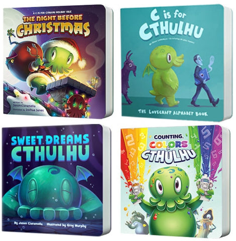 The C is for Cthulhu Library: Complete 4 Board Book Set